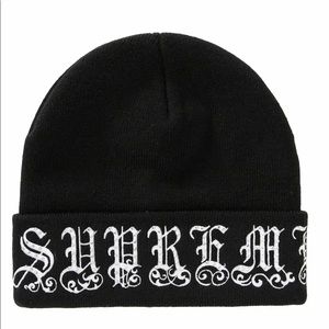 Supreme beanie with rhinestones!